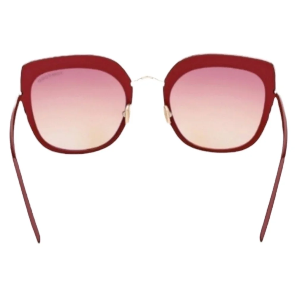 Tom Ford Virginia Sunglasses, Shiny Fuchsia & Rose Gold, NIB